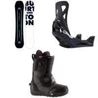 Burton Custom X Snowboard 2024 - 158 Package (158 cm) + L Mens in Black size 158/L | Nylon