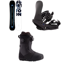 Burton Custom X Snowboard 2024 - 158 Package (158 cm) + L Mens in Black size 158/L | Nylon