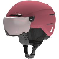 Kid's Atomic Savor Visor Helmet 2025 in Red size Small | Plastic