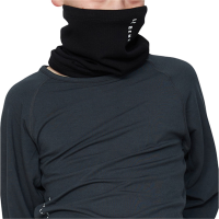 Kid's Le Bent Waffle Midweight Neck Gaitor 2026 Neck Gaiter in Black | Wool/Elastane/Polyester