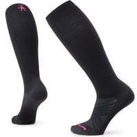 Women's Smartwool Zero Cushion Extra Stretch OTC Socks 2025 in Black size X-Large | Nylon/Wool/Elastane