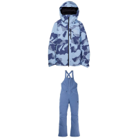 Women's Burton AK 2L GORE-TEX Upshift Jacket 2024 - 2X-Large Khaki Package (2X-Large) + L Shell in Blue size Xxl/L | Nylon/Polyester