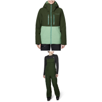 Women's Flylow Avery Jacket 2024 - X-Large Green Package (XL) + XS Insulated size Xl/Xs | Polyester
