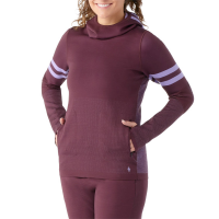 Women's Smartwool Intraknit Tech Pullover Hoodie 2024 Purple size Medium | Wool/Elastane/Polyester