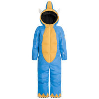 Kid's WeeDo funwear OMONDO Monster Snowsuit 2024 in Blue size Medium | Polyester
