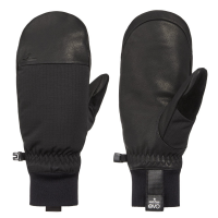 evo Felsen Mittens 2024 in Black size X-Small | Leather