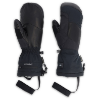 Outdoor Research Prevail Heated GORE-TEX Mittens 2024 in Black size Large | Leather/Polyester