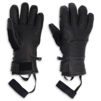 Outdoor Research Point N Chute Sensor Gloves 2024 in Black size Large | Leather/Polyester