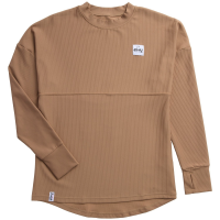 Women's Eivy Venture Rib Top 2025 in Brown size 2X-Large | Elastane/Polyester