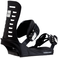 Women's Fix Sunset Snowboard Bindings 2024 in Black size X-Small | Nylon