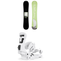 Public Snowboards General Snowboard 2024 - 155 Package (155 cm) + S Mens in White size 155/S