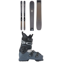 Rossignol Sender 90 Pro Skis + Xpress 10 Bindings 2024 - 130 Package (130 cm) + 25.5 M's Alpine Ski Boots size 130/25.5 | Aluminum