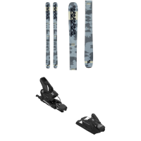 K2 Reckoner 92 Skis 2024 - 159 Package (159 cm) + 100 Adult Alpine Bindings in Black size 159/100