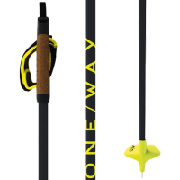 ONE/WAY Storm 6 Ski Poles 2024 in Black size 145