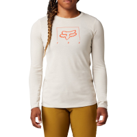 Women's Fox Racing Ranger DR Mid Long-Sleeve Jersey in White size Small | Cotton/Polyester