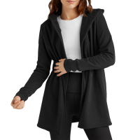 Women's Beyond Yoga On The Go Jacket 2024 in Black size Medium | Cotton/Polyester