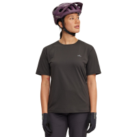 Women's evo Lookout Short-Sleeve Bike Jersey 2024 in Black size Small | Polyester