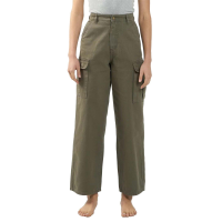 Women's Thrills Union Baggy Pants 2024 in Green size 30" | Cotton/Denim