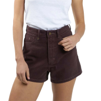 Women's Thrills Erica Clean Hem Shorts 2024 Brown size 30" | Cotton/Denim
