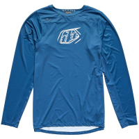 Troy Lee Designs Skyline Long-Sleeve Jersey 2024 in Blue size Medium | Polyester