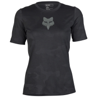 Women's Fox Racing Ranger TruDri Short-Sleeve Jersey 2024 in Black size Small | Polyester