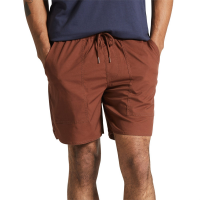 Brixton Everyday Coolmax Shorts Men's 2024 in Red size X-Large | Spandex/Cotton/Polyester