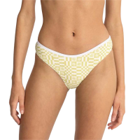 Women's Rhythm Horizon Holiday Bikini Bottom 2024 in Yellow size Small | Spandex