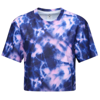 Women's Shredly Beyond Tech Boxy T-Shirt 2024 in Blue size Large | Spandex/Polyester