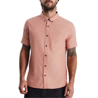 Roark Scholar Oxford Short-Sleeve Woven Shirt Men's 2024 in Red size Small | Cotton/Polyester