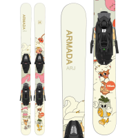 Kid's Armada ARJ Skis + C5 BindingsKids' 2025 in White size 113