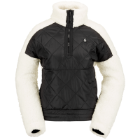 Women's Volcom Ferron Pullover Jacket 2024 in White size X-Large | Polyester