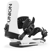 Union STR Snowboard Bindings 2025 in White size Small | Aluminum