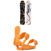 Ride Psychocandy Snowboard 2025 - 142 Package (142 cm) + M Womens in White size 142/M | Aluminum