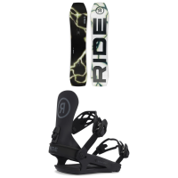 Ride Warpig Snowboard 2025 - 142 Package (142 cm) + S Womens in Black size 142/S | Nylon/Aluminum/Bamboo