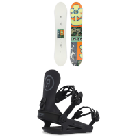 Women's Ride Saturday Snowboard 2025 - 150 Package (150 cm) + M Womens in Black size 150/M | Nylon/Aluminum