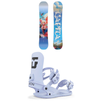 Women's CAPiTA Space Metal Fantasy Snowboard 2025 - 149W Package (149W cm) + L Womens in Light Blue size 149W/L | Aluminum