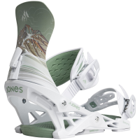 Women's Jones Aurora Snowboard Bindings 2025 in White size Small