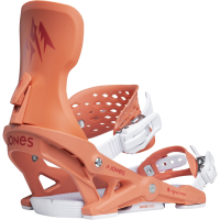 Women's Jones Equinox Snowboard Bindings 2026 in Orange size Small