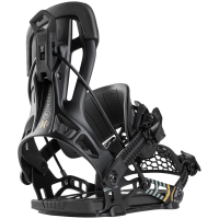 Flow NX2 Hybrid Snowboard Bindings 2026 in Black size Medium | Nylon/Aluminum