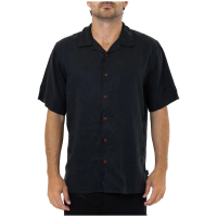 Thrills Hemp Minimal Bowling Shirt Men's 2024 in Black size Large