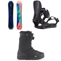 K2 Passport Snowboard 2025 - 154W Package (154W cm) + M Mens in Grey size 154W/M | Nylon/Bamboo