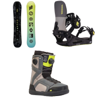K2 Embassy Snowboard 2025 - 155 Package (155 cm) + M Mens in Grey size 155/M | Nylon