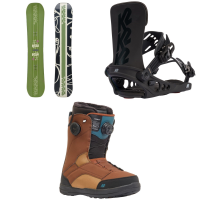 Women's K2 Lime Lite Snowboard 2025 - 138 Package (138 cm) + M Womens in Green size 138/M