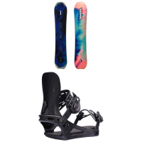 K2 Passport Snowboard 2025 - 149 Package (149 cm) + S Womens in Black size 149/S | Nylon/Bamboo