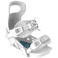 Bent Metal Logic Snowboard Bindings 2025 in White size Small