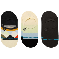 Women's Stance Tri No Show 3-Pack Socks 2024 in Blue size Medium | Nylon/Cotton/Elastane