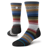Stance Light Wool Crew Socks 2024 in Black size Large