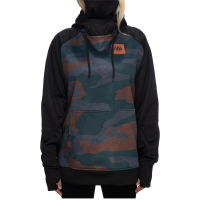 Women's 686 Bonded Fleece Pullover Hoodie in Blue size X-Small | Polyester