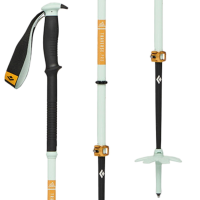 Black Diamond Traverse Pro Ski Poles 2026 in Green size 90-140 | Aluminum/Rubber