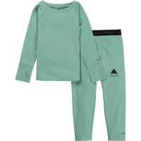 Kid's Burton Midweight Base Layer Set 2026 in Green size X-Small | Spandex/Polyester